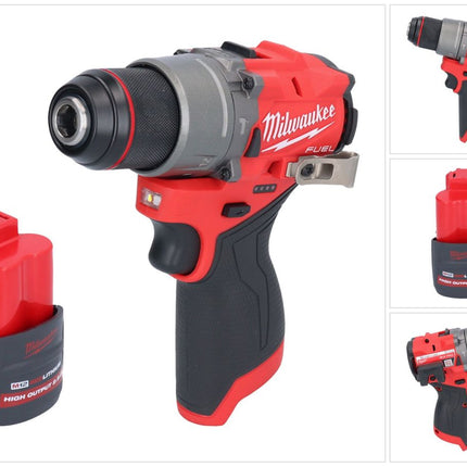 Milwaukee M12 FPD2-251 Perceuse-visseuse à percussion sans fil 12 V 45 Nm Brushless + 1x batterie 2,5 Ah - sans chargeur