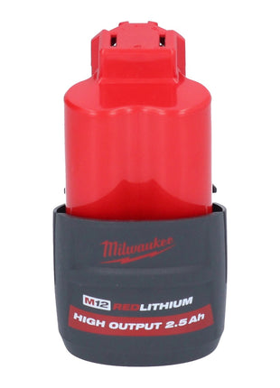 Milwaukee M12 FPD2-251 Perceuse-visseuse à percussion sans fil 12 V 45 Nm Brushless + 1x batterie 2,5 Ah - sans chargeur