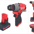 Milwaukee M12 FPD2-501 Perceuse-visseuse à percussion sans fil 12 V 45 Nm Brushless + 1x batterie 5,0 Ah - sans chargeur
