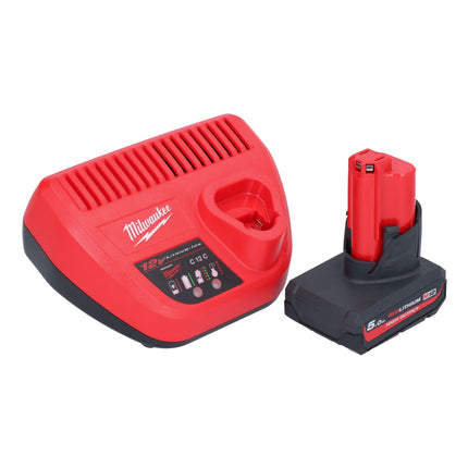 Perceuse à percussion sans fil Milwaukee M12 FPD2-501 12 V 45 Nm sans balais + 1 batterie 5,0 Ah + chargeur