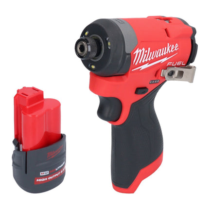 Milwaukee M12 FID2-251 Clé à choc sans fil 12 V 170 Nm 1/4" Brushless + 1x batterie 2,5 Ah - sans chargeur