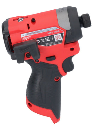 Clé à chocs sans fil Milwaukee M12 FID2-601 12 V 170 Nm 1/4" brushless + 1x batterie 6,0 Ah - sans chargeur