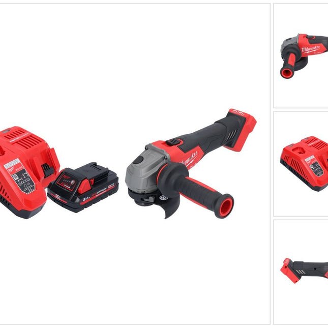 Milwaukee M18 FSAG115X-301 Meuleuse d'angle sans fil 18 V 115 mm Brushless + 1x batterie 3,0 Ah + chargeur