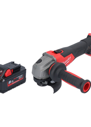 Amoladora angular a batería Milwaukee M18 FSAG115X-801 18 V 115 mm sin escobillas + 1x batería 8,0 Ah - sin cargador