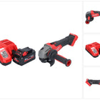 Meuleuse d'angle sur batterie Milwaukee M18 FSAG115X-801 18 V 115 mm sans balais + 1x batterie 8,0 Ah + chargeur