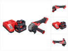 Meuleuse d'angle sur batterie Milwaukee M18 FSAG115X-802 18 V 115 mm sans balais + 2x batteries 8,0 Ah + chargeur