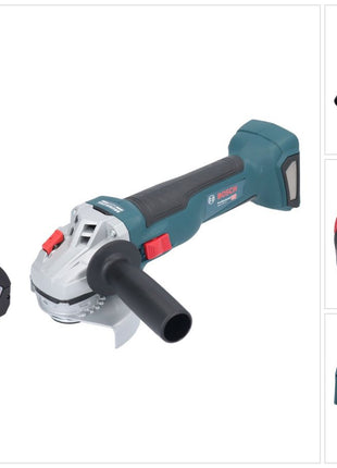 Bosch GWS 18V-10 Amoladora angular a batería profesional 18 V 115 mm sin escobillas + 1x batería 4,0 Ah - sin cargador