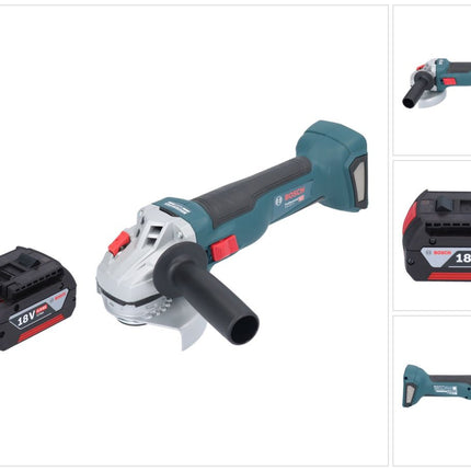 Bosch GWS 18V-10 Professional Meuleuse angulaire sans fil 18 V 115 mm Brushless + 1x batterie 4,0 Ah - sans chargeur