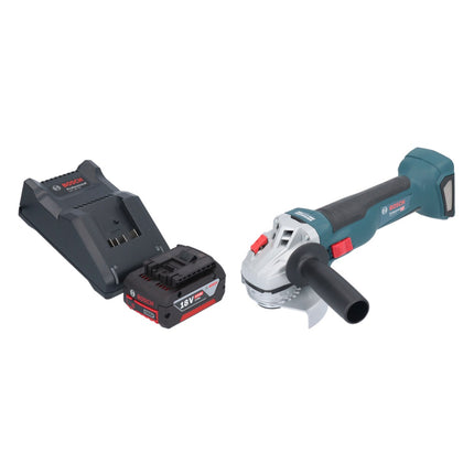 Bosch GWS 18V-10 Professional Meuleuse angulaire sans fil 18 V 115 mm Brushless + 1x batterie 4,0 Ah + chargeur
