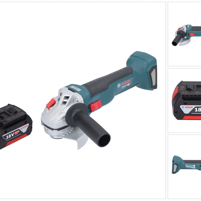 Bosch GWS 18V-10 Professional Meuleuse angulaire sans fil 18 V 115 mm Brushless + 1x batterie 5,0 Ah - sans chargeur