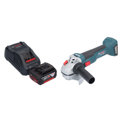 Bosch GWS 18V-10 Professional Meuleuse angulaire sans fil 18 V 115 mm Brushless + 1x batterie 5,0 Ah + chargeur