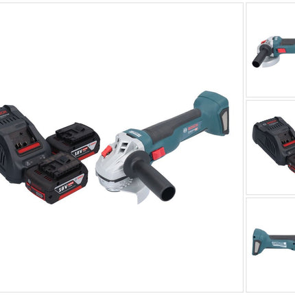 Bosch GWS 18V-10 Professional Meuleuse angulaire sans fil 18 V 115 mm Brushless + 2x batterie 5,0 Ah + chargeur