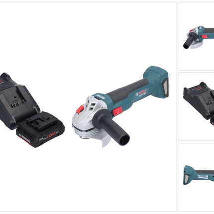 Bosch GWS 18V-10 Professional Meuleuse angulaire sans fil 18 V 115 mm Brushless + 1x batterie ProCORE 4,0 Ah + chargeur