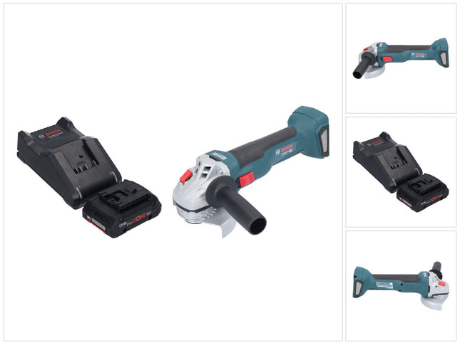 Bosch GWS 18V-10 Professional Meuleuse angulaire sans fil 18 V 115 mm Brushless + 1x batterie ProCORE 4,0 Ah + chargeur