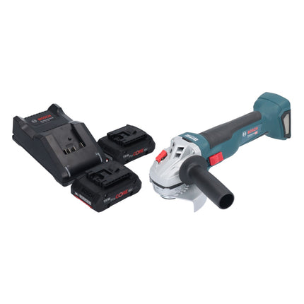 Bosch GWS 18V-10 Professional Meuleuse angulaire sans fil 18 V 115 mm Brushless + 2x batterie ProCORE 4,0 Ah + chargeur
