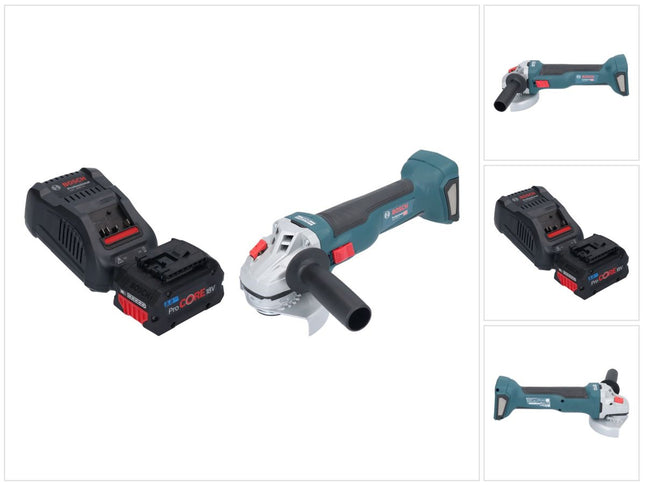 Bosch GWS 18V-10 Professional Meuleuse angulaire sans fil 18 V 115 mm Brushless + 1x batterie ProCORE 8,0 Ah + chargeur