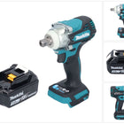 Makita DTW 301 F1 Clé à choc sans fil 18 V 330 Nm 1/2'' Brushless + 1x batterie 3,0 Ah - sans chargeur