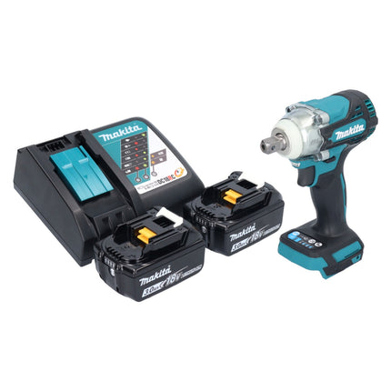 Makita DTW 301 RF Clé à choc sans fil 18 V 330 Nm 1/2'' Brushless + 2x batterie 3,0 Ah + chargeur