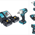 Makita DTW 301 RM Clé à choc 18 V 330 Nm 1/2'' Brushless + 2x batterie 4,0 Ah + chargeur