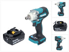 Makita DTW 301 T1 Atornillador de impacto inalámbrico 18 V 330 Nm 1/2