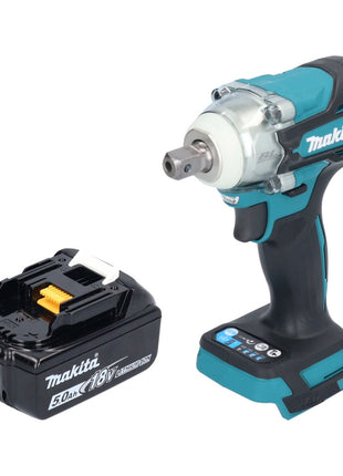 Makita DTW 301 T1 Atornillador de impacto inalámbrico 18 V 330 Nm 1/2" sin escobillas + 1x batería 5,0 Ah - sin cargador