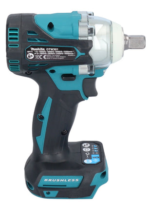 Makita DTW 301 RG1 Atornillador de impacto inalámbrico 18 V 330 Nm 1/2" sin escobillas + 1x batería 6,0 Ah + cargador