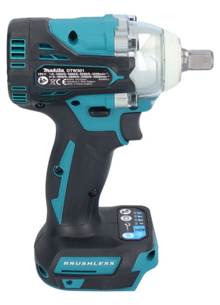 Makita DTW 301 RG Atornillador de impacto inalámbrico 18 V 330 Nm 1/2" sin escobillas + 2x baterías 6,0 Ah + cargador