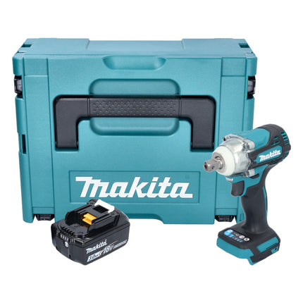 Makita DTW 301 F1J Clé à choc sans fil 18 V 330 Nm 1/2" Brushless + 1x batterie 3,0 Ah + Makpac - sans chargeur