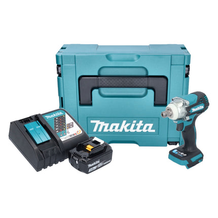 Makita DTW 301 RF1J Clé à choc sans fil 18 V 330 Nm 1/2" Brushless + 1x batterie 3,0 Ah + chargeur + Makpac