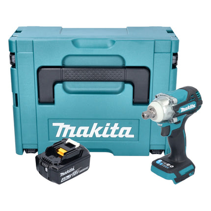 Makita DTW 301 M1J Clé à choc sans fil 18 V 330 Nm 1/2" Brushless + 1x batterie 4,0 Ah + Makpac - sans chargeur