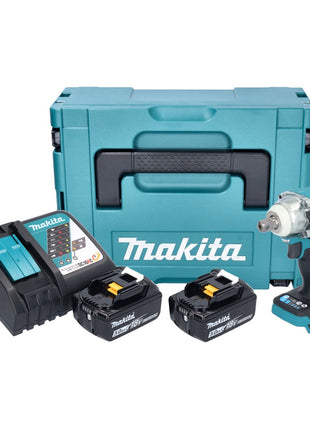 Makita DTW 301 RTJ Visseuse à choc sans fil 18 V 330 Nm 1/2'' Brushless + 2x batterie 5,0 Ah + chargeur + Makpac