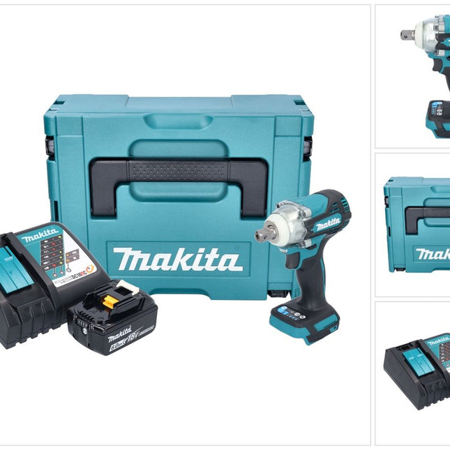 Makita DTW 301 RG1J Clé à choc sans fil 18 V 330 Nm 1/2" Brushless + 1x batterie 6,0 Ah + chargeur + Makpac