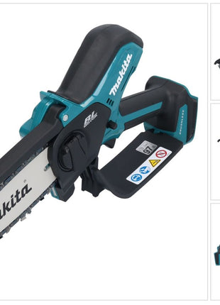 Makita DUC 150 Z Tronçonneuse d'elagage sans fil 18 V 15 cm Brushless Solo - sans batterie, sans chargeur