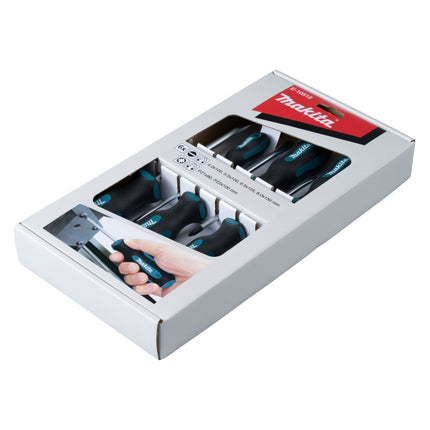 Makita E-10512 Jeu de tournevis 6 pces SL4 / SL5,5 / SL6,5 / SL8 / PZ1 / PZ2
