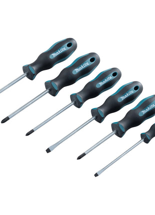 Makita E-10528 Schraubendreher Set 6 tlg. SL4 / SL5,5 / PH1 / PH2 / PZ1 / PZ2