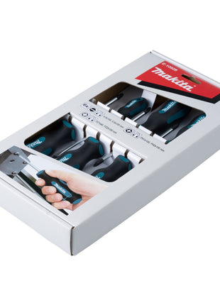 Makita E-10528 Jeu de tournevis 6 pces SL4 / SL5,5 / PH1 / PH2 / PZ1 / PZ2