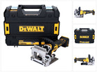 Fresadora de tacos planos a batería DeWalt DCW 682 NT 18 V 102 x 20 mm Brushless + TSTAK - sin batería, sin cargador