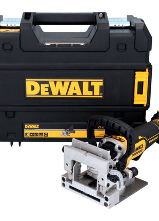 Fresadora de tacos planos a batería DeWalt DCW 682 NT 18 V 102 x 20 mm Brushless + TSTAK - sin batería, sin cargador