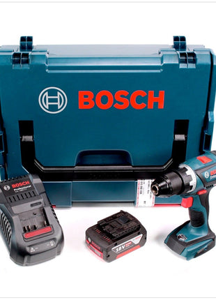 Bosch GSR 18 V-EC Akku Bohrschrauber 2016 neue Version mit Metallbohrfutter + 1 x GBA Akku 6 Ah + GAL 1880 Ladegerät in L-Boxx - Toolbrothers