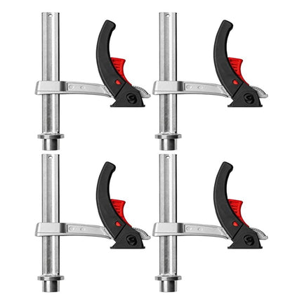 Bessey TW20-15-8-KLI-SET élément de serrage pour tables multifonctionnelles, 4 pièces, portée 150 mm