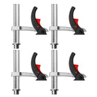Bessey TW20-15-8-KLI-SET élément de serrage pour tables multifonctionnelles, 4 pièces, portée 150 mm
