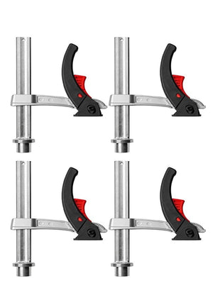 Bessey MFT-SET-A ensemble de 14 pièces pour la fixation et le serrage sur des tables multifonctionnelles pour fixer solidement les rails de guidage