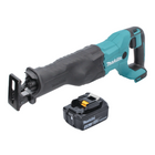 Makita DJR 186 M1 Akku Reciprosäge Säbelsäge 18 V + 1x Akku 4,0 Ah - ohne Ladegerät - Toolbrothers
