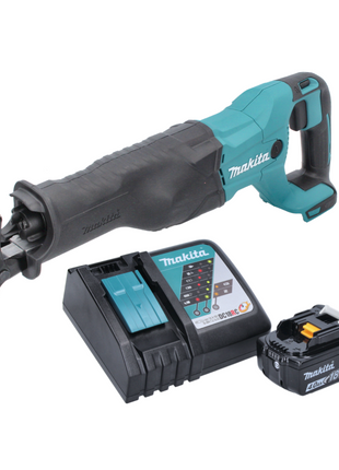 Makita DJR 186 RM1 Akku Reciprosäge Säbelsäge 18 V + 1x Akku 4,0 Ah + Ladegerät - Toolbrothers