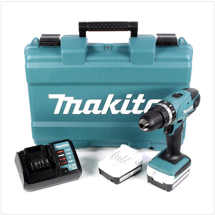 Makita HP 347 DWE 14.4V Li-ion Akku Schlagbohrschrauber mit 2 x 1,3 Ah Akku und Ladegerät - Toolbrothers