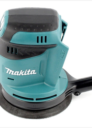 Makita DBO 180 SAJ Akku Exzenterschleifer 18 V 125 mm + 2x Akku 2,0 Ah + Ladegerät + Makpac - Toolbrothers