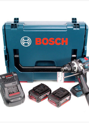 Bosch GSR 18 VE-EC Professional Brushless Akku Bohrschrauber in L-Boxx inkl. Einlage, 2x GBA 6 Ah Akku, Schnellladegerät GAL 1880 CV - Toolbrothers