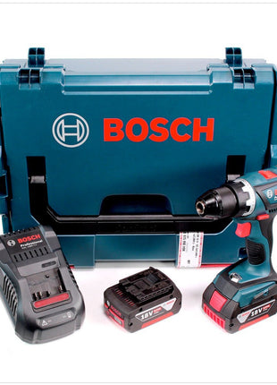 Bosch GSR 18 V-EC Akku Bohrschrauber ( 2016 ) mit Metallbohrfutter + 2x GBA 5,0 Ah Akkus + GAL 1880 CV Ladegerät + L-Boxx - Toolbrothers