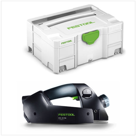 Festool EHL 65 EQ-Plus Einhandhobel 720W 23mm im Systainer + Zubehör ( 574557 ) - Toolbrothers