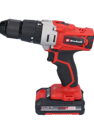 Einhell TE-CD 18/2 Li-Kit akumulatorowa wiertarka udarowa 18 V 44 Nm + 2x akumulator 1,5 Ah + ładowarka + torba